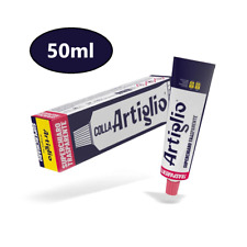 COLLA ARTIGLIO 50ml TRASPARENTE UNIVERSALE PER PELLE CUOIO GOMMA SCARPE PLASTICA