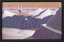 Enrico Lombardi olio su tela cm 30x50