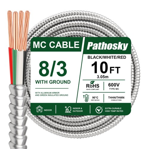 Pathosky cavo 10 ft - 8/3,