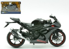Modellino moto scala 1:12 SUZUKI GSX R1000R BLACK motorcycle modellismo