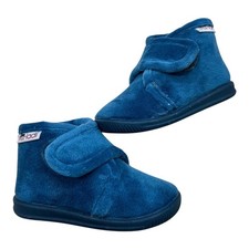 Pantofola bimbo blu strappo