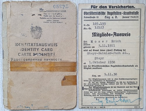 Carta identità tessera - d'identità,