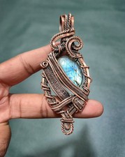 Labradorite Pendant Copper