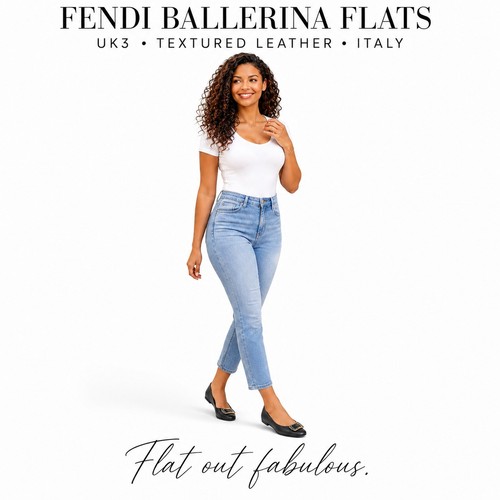 Ballerine fendi nere pelle - ballerine,