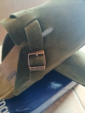 BIRKENSTOCK, SABOT BOSTON ARMY GREEN 