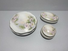 Set Di 3 Scatoline Limoges France - Porcellana - ‘900