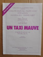 MOVIE TRADE AD - UN TAXI MAUVE - CANNES 77 - YVES BOISSET