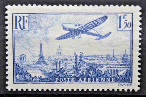 Francia 1936 aereoplano - francia,