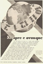 ADVERTISEMENT 1931 WHO DRINKS