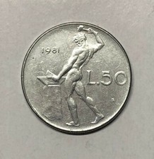 ITALIA REPUBBLICA 50 LIRE 1981