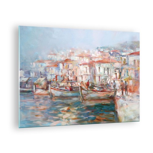 Quadro vetro 70x50cm isola - quadro,