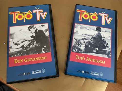 Videocassette vhs totò - vhs,