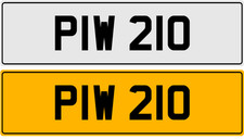 TARGA PRIVATA PIW 210 PW SLIM