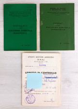 3 CERTIFICATI - MACCHINA