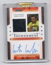 Razor Poker 2010 Antonio Esfandiari WSOP Tessuti e Firme Auto 06/10