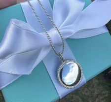 Ciondolo disco di perline