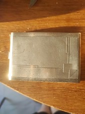 portasigarette vintage In Argento 800 Punzonato FS Peso 120gr 