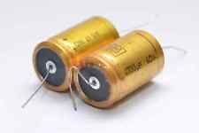 10 X Elko Rauh IIA Capacitor ROE Gold, 4700 μF / 40V, Audio Capacitor, DIN 41316