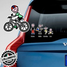 Bimbo Con Bicicletta  Adesivo