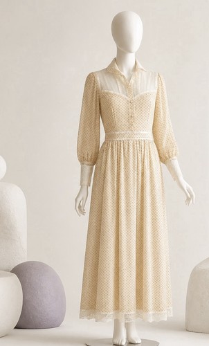 Maxi abito vintage - , sax
