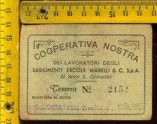 Tessera Coop. Nostra Ercole