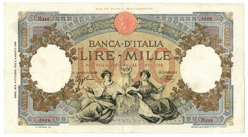 1000 lire capranesi - 1000,