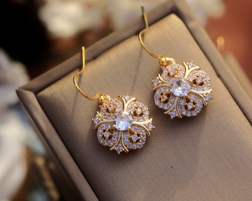 Boucles oreilles crochet - d'oreilles,