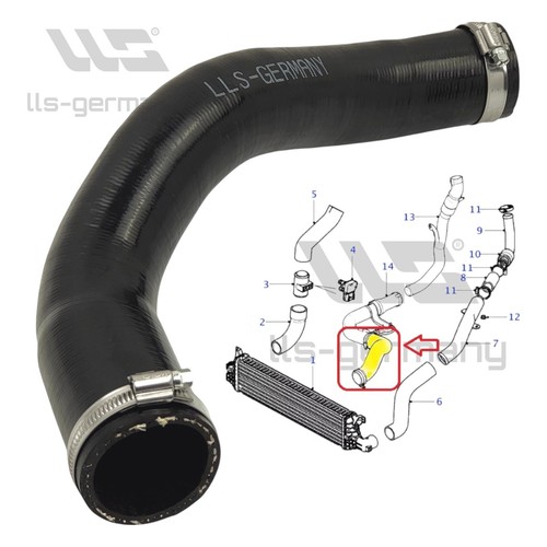 Tubo intercooler per jaguar - tubo,