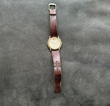 Orologio elegante Seiko tono oro fasi lunari cronografo pelle