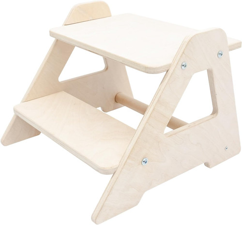 Sgabello due gradini in - a,