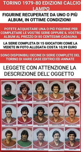 Torino calcio lampo 1979 - torino, 1979-80