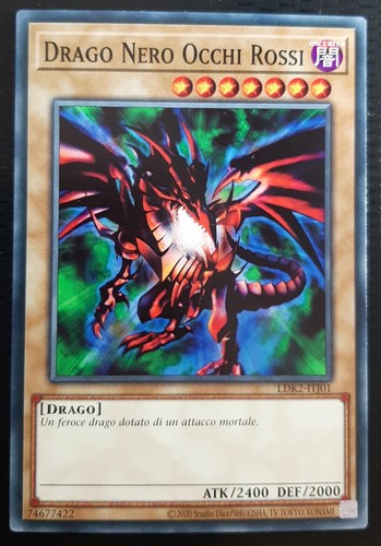 Drago nero occhi rossi - drago, in