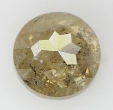 0,58 Ct Diamante Naturale Sciolto, Diamante Ovale Rosa, Diamante Rustico