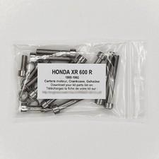HONDA XR 600 R 1988-1992 Kit viti brugola inox n°3 carter motore XR600 XR600R