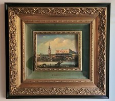 Dipinto olio su tela Antonio