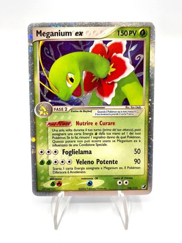 Carta pokemon meganium - meganium, ex