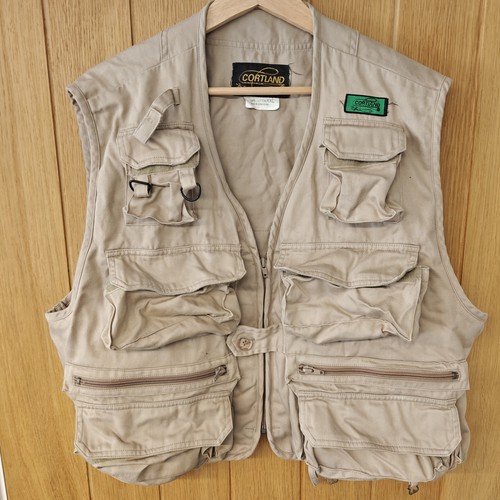 Gilet vintage cortland pesca - gilet,