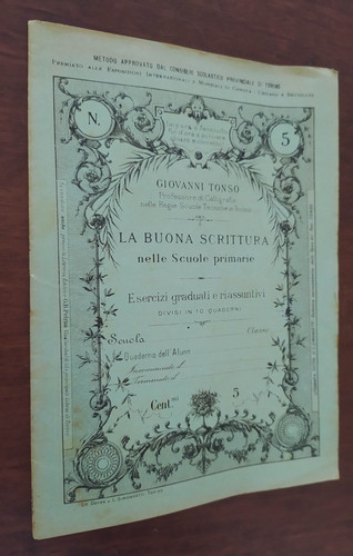 9988 tonso antico quaderno - 9988, g.
