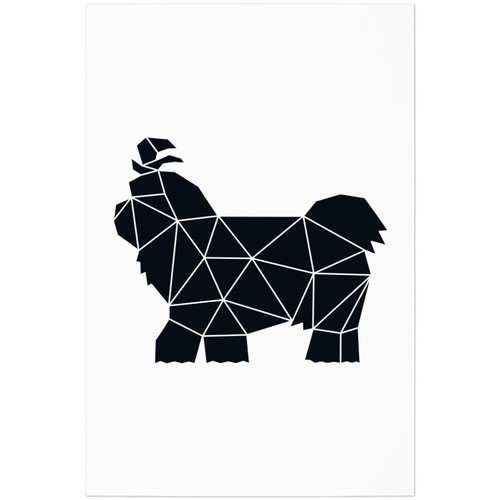 Shih tzu stile origami - tzu,,