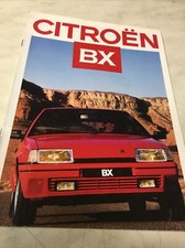 Citroën BX 1987 14 16 19 GTI D catalogue prospectus brochure publicité