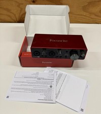 FOCUSRITE Scarlett 2i2 3a generazione interfaccia audio USB rosso registrazione podcast