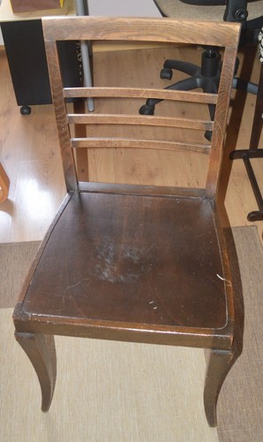 Vecchia sedia restaurare - da,