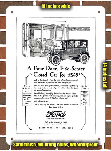 Insegna metallo 1927 ford - insegna, in