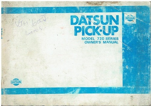 Datsun model 720 pick 5 - 720, pick-up