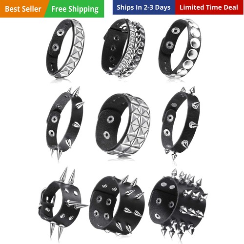 Pezzi bracciale con borchie - 9,