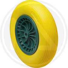 RUOTA PIENA GIALLA CARRIOLA