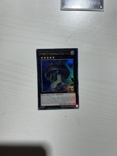 Numero cronomali machu mech - 33,