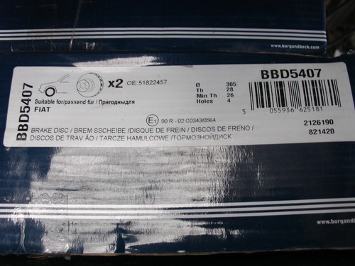 Coppia rotori dischi - , freno