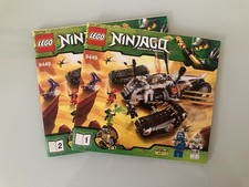 Lego Ninjago Ultra Sonic Raiders Manuali Istruzioni (9449) Entrambi i Libri Ottime Condizioni