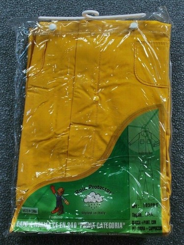 Completo impermeabile giallo - impermeabile,